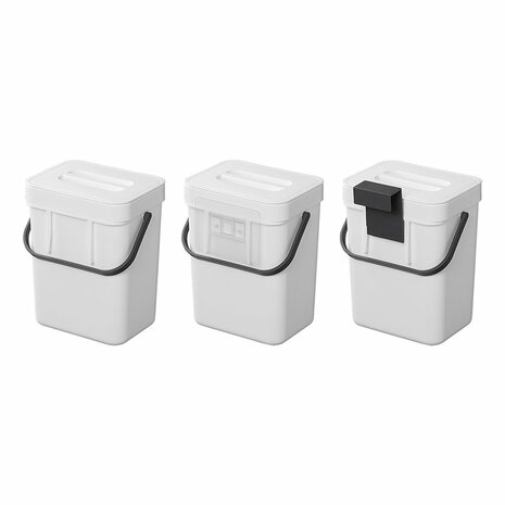 Poubelle avec couvercle 3L pour caravane/camping-car