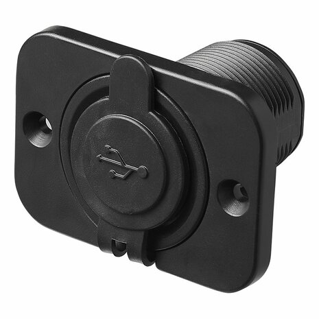 Boîtier d'encastrement USB double type A 3100mA 12V/24V