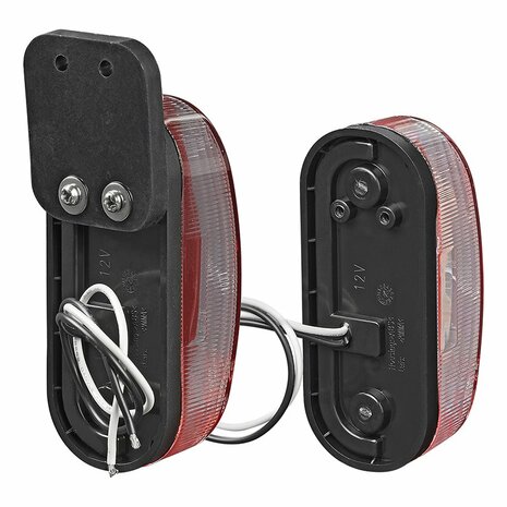 Feu de largeur LED rouge/blanc gauche sous blister