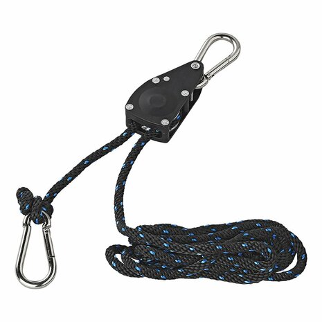 Palans a cliquet et cable - lot de 2 136 kg
