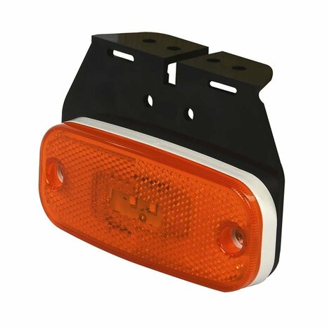 Feu de gabarit lateral 10-30 V orange 110 x 45 mm LED avec support sous blister