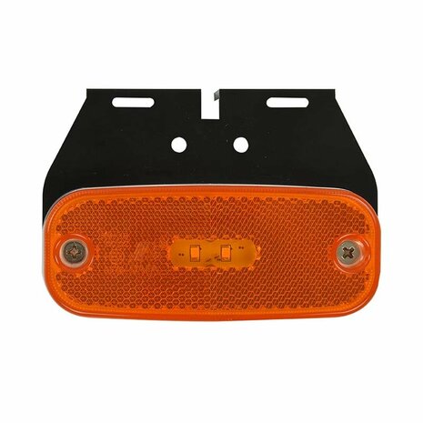 Feu de gabarit lateral 10-30 V orange 110 x 45 mm LED avec support sous blister
