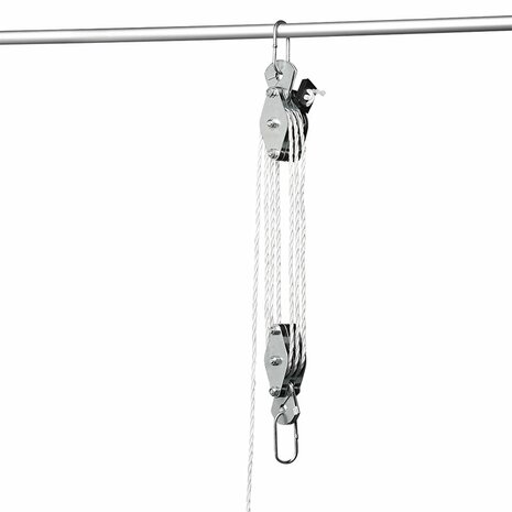 Treuil manuel avec cable en nylon de 20 m