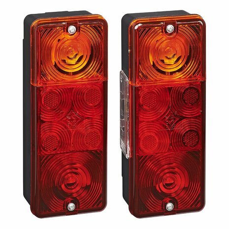 Feu arriere 4 fonctions 210x83mm