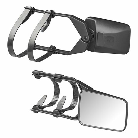 Retroviseur de caravane Basic verre plat 355 x 110 x 160 mm PM