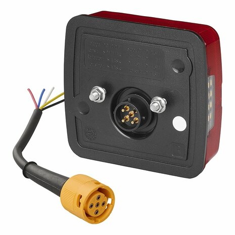 Feu arriere 4 fonctions 106 x 99 mm LED gauche