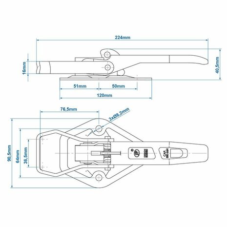 Pince a bascule SPP ZB-05A