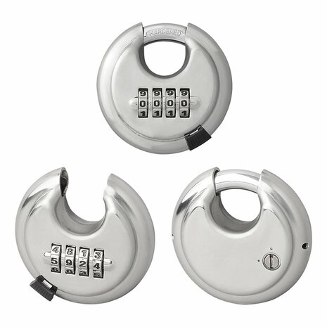 Cadenas a disque 70 mm avec combinaison
