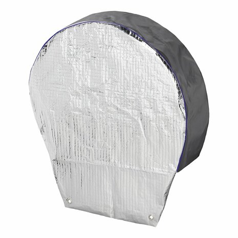 Enjoliveur de roue en aluminium reflechissant pour pneus de 16 pouces