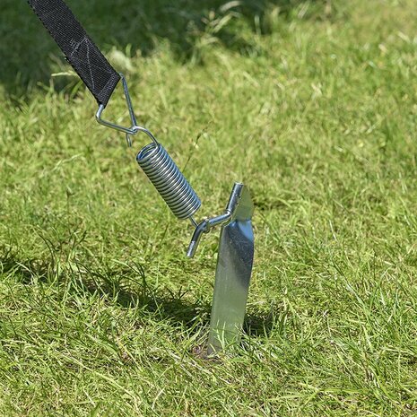 Ensemble de sangles anti-tempete 2x 3 m avec attache rapide 2x 50 cm