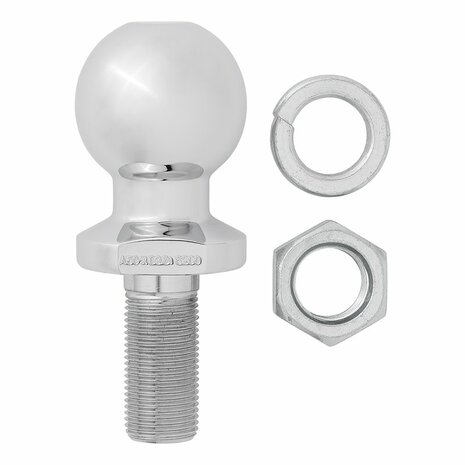 Boule d'attelage droite M22 x 50 mm homologuee type E