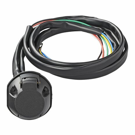 Kit cablage attelage 7 broches PVC + cable 1,50 m sous blister