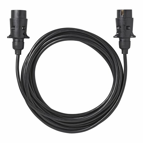 Rallonge 5M avec 2x fiches 7 broches PVC