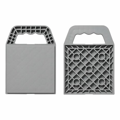 Plaques de base empilables avec poignee - lot de 4