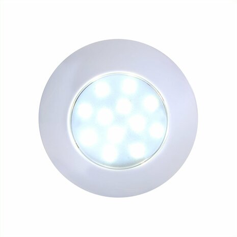 Plafonnier apparent 12 LED 12 V 240 lm  dia 75 x 18 mm