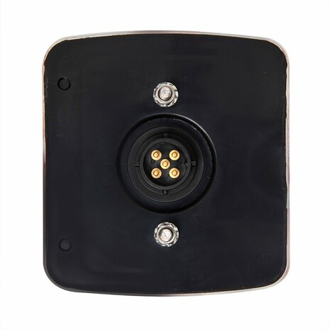 Feu arriere 4 fonctions 98x105mm 14LED avec EC 5 broches sous blister