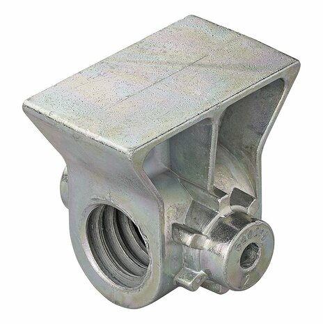 Bloc de broche de support d'angle  M20 x  dia 15 mm adapte aux ecrous en plastique