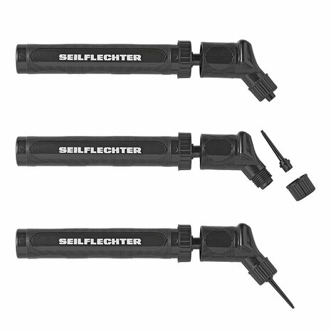 Pompe Fender, plastique, noire avec adaptateur