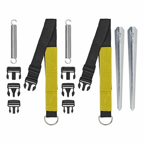 Ensemble de sangles anti-tempete 2x3M avec clips