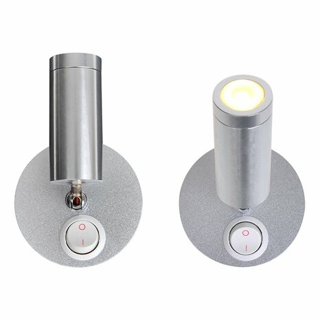 Spot en saillie 1 LED orientable 12 V 120 lm diam. 65 x 65-130 mm