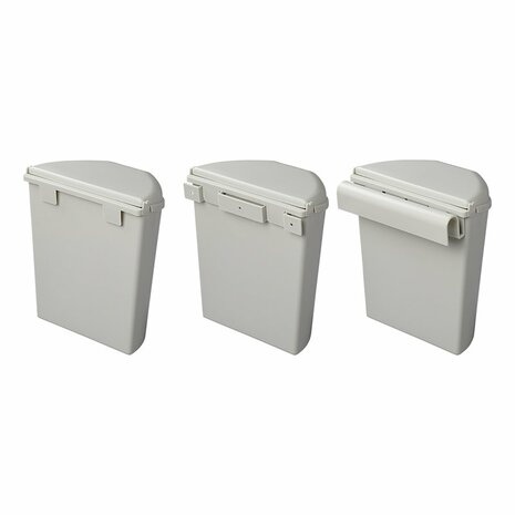 Poubelle avec couvercle 6L pour caravane/camping-car