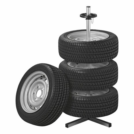 Support de jante en aluminium pour 4 pneus