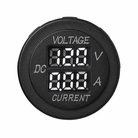 Volt-amperemetre numerique 6-30V 0-10A sous blister