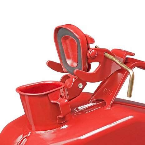 Bidon 5L metal rouge homologue UN-TuV/GS
