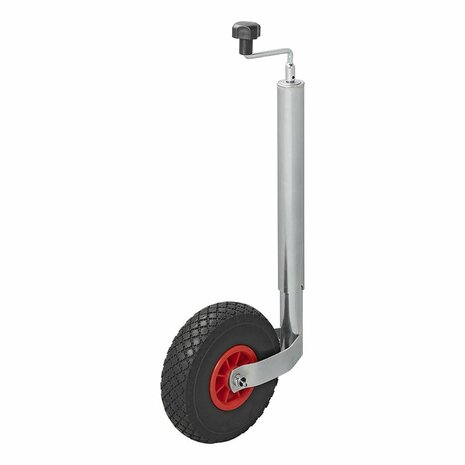 Roue avant jante plastique 48 mm avec pneu PU 260x85 mm