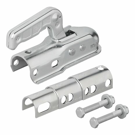Attelage a boule en acier rond 35-50 mm 1300 kg freine