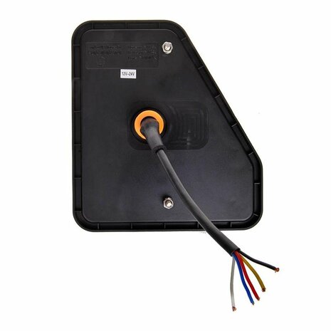 Feu arriere 5 fonctions 208x188mm 22LED gauche UK