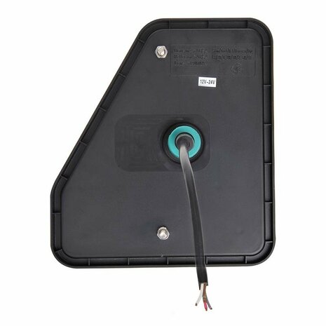Feu arriere 5 fonctions 208x188mm 22LED droit UK