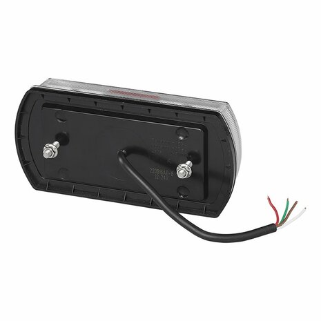 Feu arriere 5 fonctions 225 x 105 mm 43LED droit