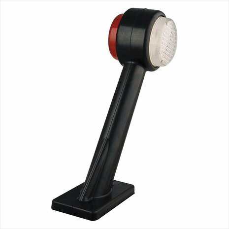 Feu de largeur 12/24V rouge/blanc 166x193mm LED droit sous blister