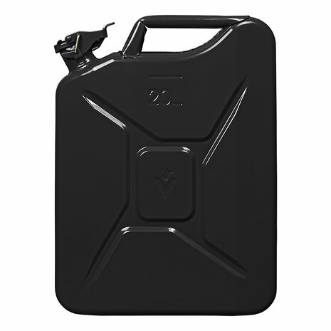 Bidon 20L metal noir homologue UN-TuV/GS