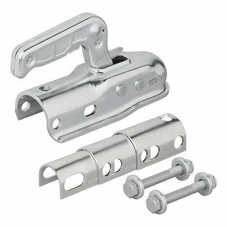 Attelage a boule en acier rond 35-50 mm 2000 kg freine