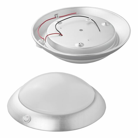 Plafonnier apparent 24 LED 12 V 790 lm  dia 280 x 85 mm