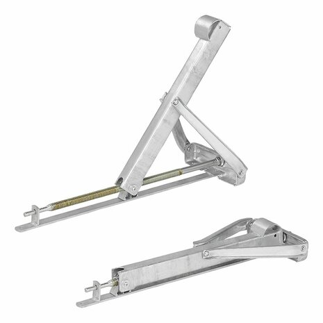 Support d'angle pour caravane 700 kg 605 x 260 mm H : 500 mm