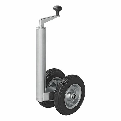 Roue avant double 48 mm avec pneus pleins en PU 200 x 50 mm