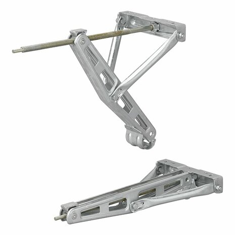 Support d'angle pour caravane 1500 kg 619 x 280 mm H : 498 mm