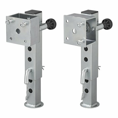 Pied de support 60x60 mm inclinable TL60 D85 SW19 345-445 mm 1300 kg