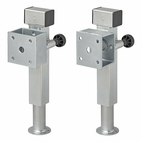 Pied de support 60x60 mm inclinable SF60 D85 SW19 410-655 mm 1300kg