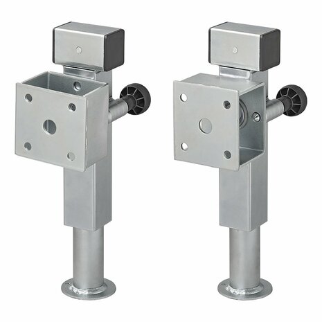 Pied de support 60x60 mm inclinable SF60 D85 SW19 360-595 mm 1350kg