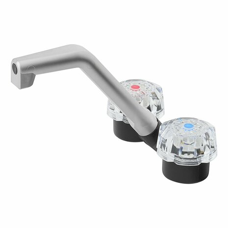 Mitigeur De Luxe diam 20 mm noir/chrome, grand bouton