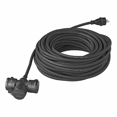 Prise Schuko 3 voies 25M 3x 2,5 mm²