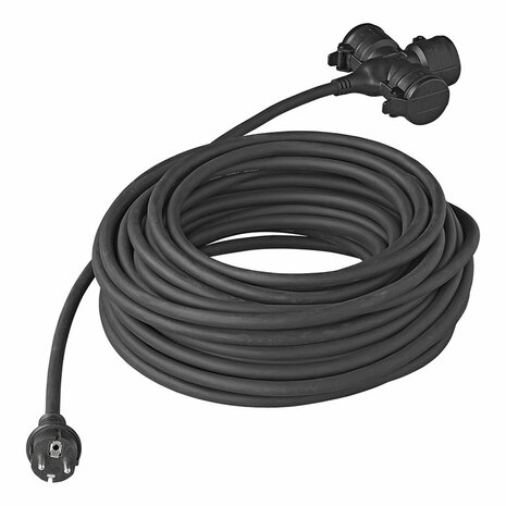 Prise Schuko 3 voies 25M 3x 2,5 mm²
