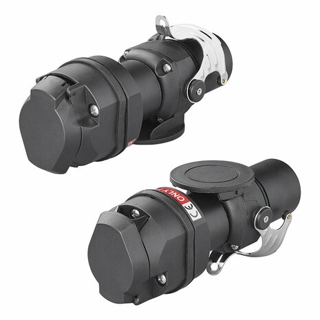 Adaptateur de prise de 24V 15 a 12V 13 broches ISO12098 > ISO11446