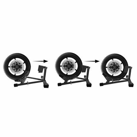 Pince de roue de moto