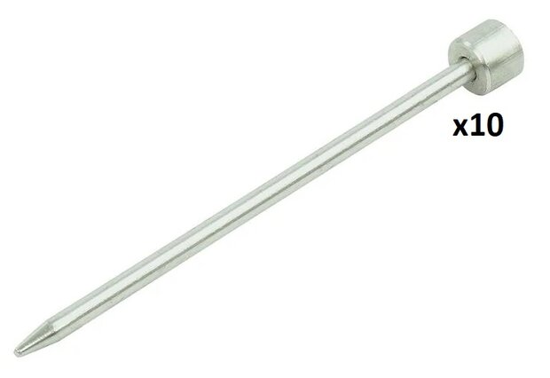 Goupille de roche 15cm aluminium x10 pieces