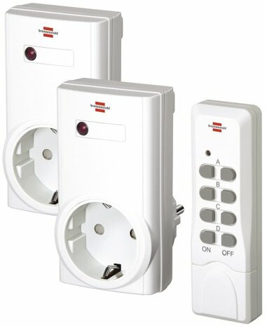 Interrupteur radio RCS 1000 N Comfort 1 emetteur portatif, 2 recepteurs de commutation 1000W